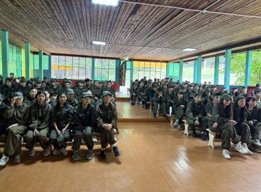 Курсантам филиала Центра «ВОИН» в Бурятии рассказали о символах России