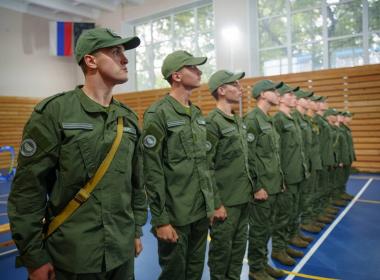 Губернатор Демешин напутствовал хабаровских «ВОИНовцев» перед тактическими играми.