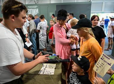 Уникальный военно-спортивный городок Центр «ВОИН» на выставке «Улица Дальнего Востока» во Владивостоке посетили более 30