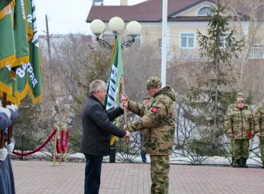 Новые региональные отделения Центра «ВОИН» получили именные знамёна