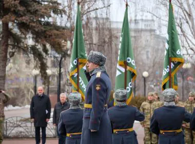 Новые региональные отделения Центра «ВОИН» получили именные знамёна
