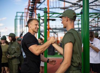 Олимпийский чемпион Дмитрий Труненков дал ценный совет курсантам Центра «ВОИН»