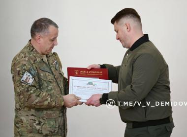 Мэр Белгорода встретился с курсантами Центра «ВОИН»