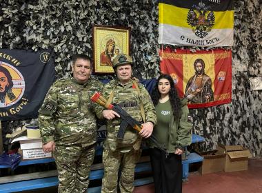 Центр «ВОИН» доставил гуманитарную помощь бойцам бригады «Терек»