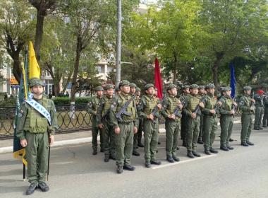 Более 850 инструкторов и курсантов Центра «ВОИН» приняли участие в парадах Победы
